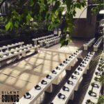 STAFFED EVENTS HIRE (4) A set up of Silent Sounds Headphones organised for an event